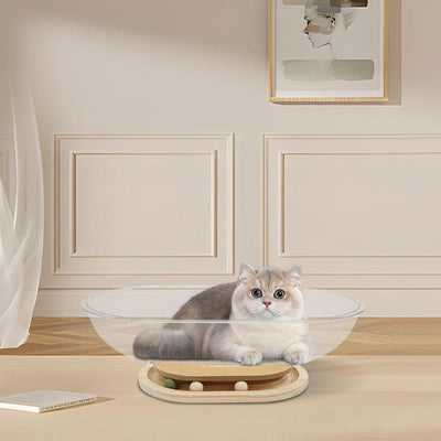 Cat Bed - Modern Acrylic Design, 27.56 Lbs Load Capacity, Durable, Easy to Clean, Great Gift for Cats & Cat Owners