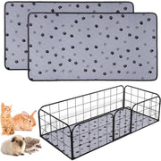 Washable Pee Pads for Dogs, 2 Pack Large 36"X41" Ultra-Absorbent and Leak-Proof Non-Slip Reusable Potty Training Pads for Dogs, Cats, Puppy, Potty Buddy of Add 8 Lanyards
