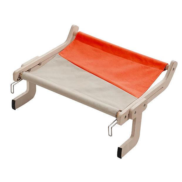 Cat Hanging Bed Window Side Cat Hammock High Quality Wood Assembly Hanging Bed Cotton Canvas Easy Washable Kitten Nest