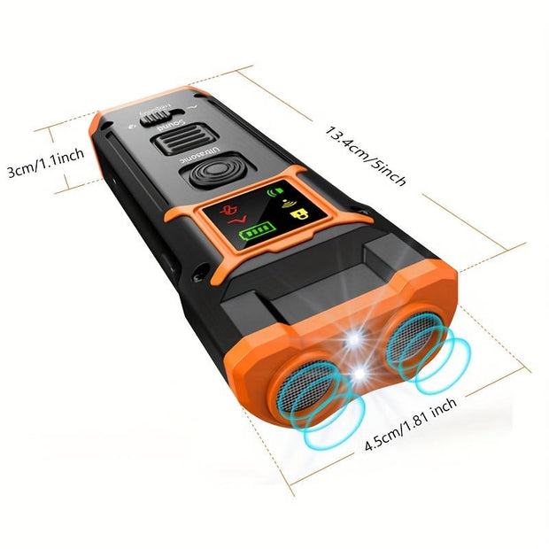 2025 Release Dog Bark Deterrent Device Long-Range Ultrasonic Anti-Barking Device with Rechargeable Battery, Dog Barking Stopping, Portable