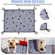 Washable Pee Pads for Dogs, 2 Pack Large 36"X41" Ultra-Absorbent and Leak-Proof Non-Slip Reusable Potty Training Pads for Dogs, Cats, Puppy, Potty Buddy of Add 8 Lanyards