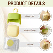 Lint Rollers for Pet Hair,Washable Sticky Roller Reusable Lint Remover Portable Pet Hair Remover for Clothes,Travel Household (Beige)