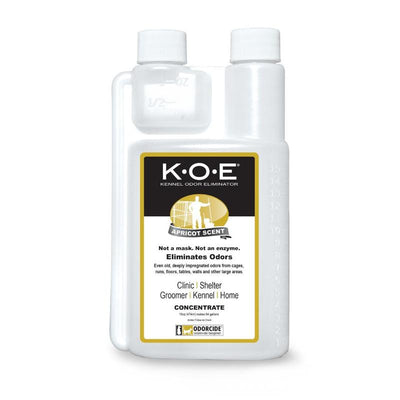 K.O.E. 16Oz Concentrate - Kennel Odor Eliminator - Non-Enzymatic Formula, KOE, Apricot, Fresh Original Scent, 16 Oz Pint [KOEA-P, KOEFS-P, KOE-P]