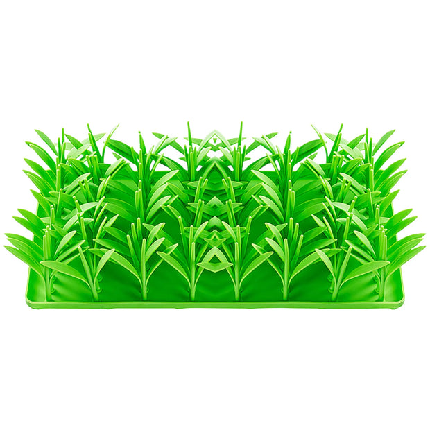 Meadow Design Pet Slow Feeding Mat Creative Grass Design Licking Mat Cat and Dog Eating Non-Slip Slow Feeding Mat